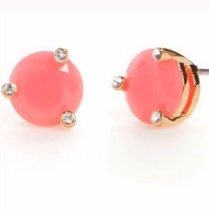 Kate Spade Rise & Shine Stud Earrings Geranium large 0.43”